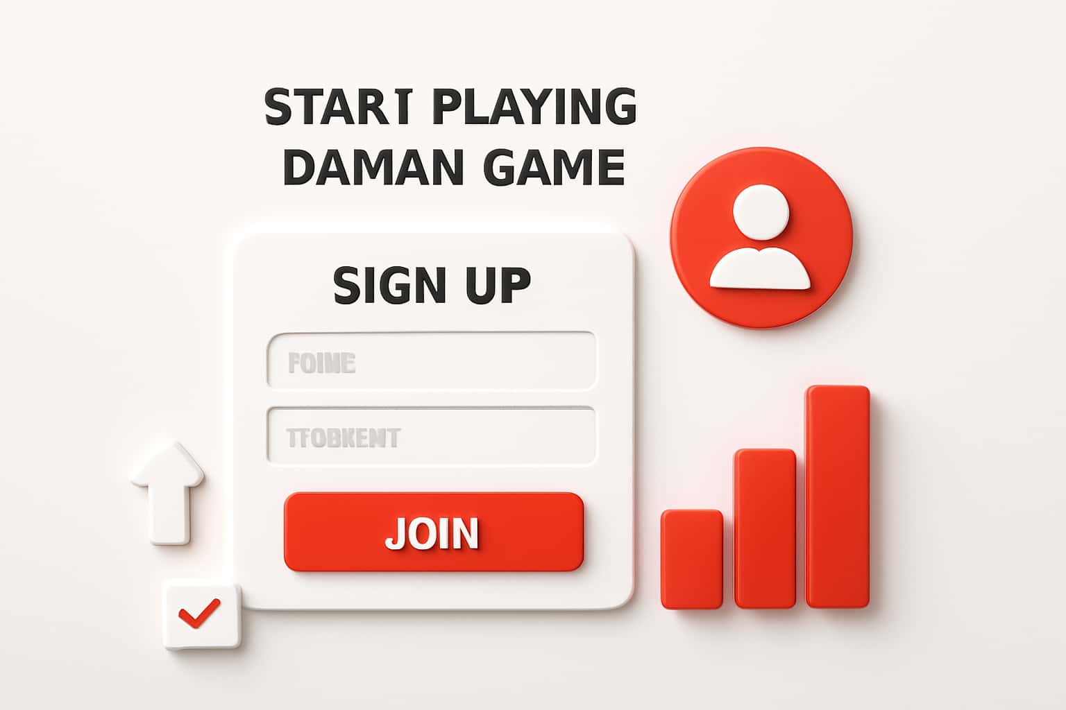 Start Playing Daman Game - Sign Up Interface