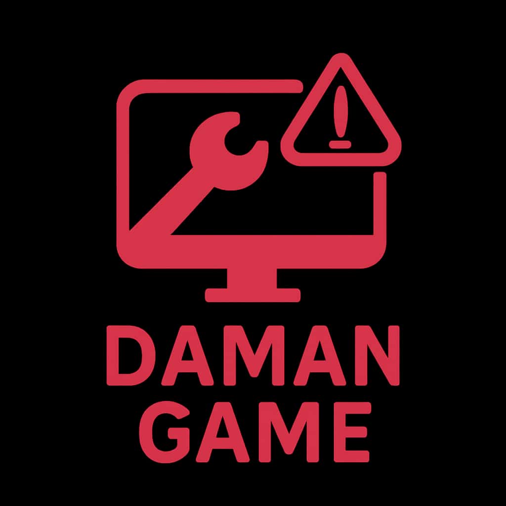 A simple badge representing help for Daman Game login issues.